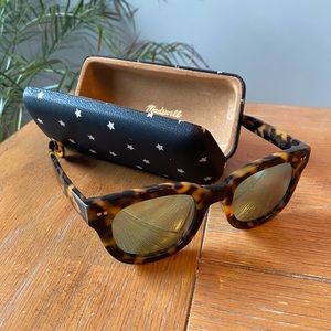 Madewell Venice Flat-Frame Tortoise Sunglasses